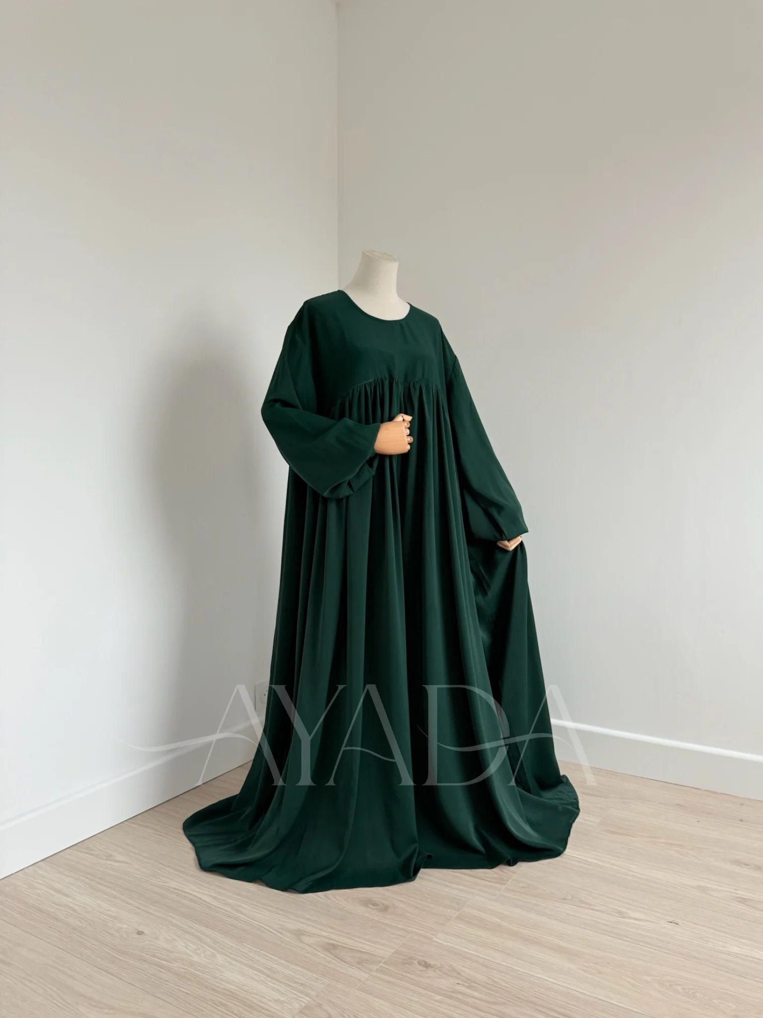 Abaya Manche Ballon Soie de medine - Image 25