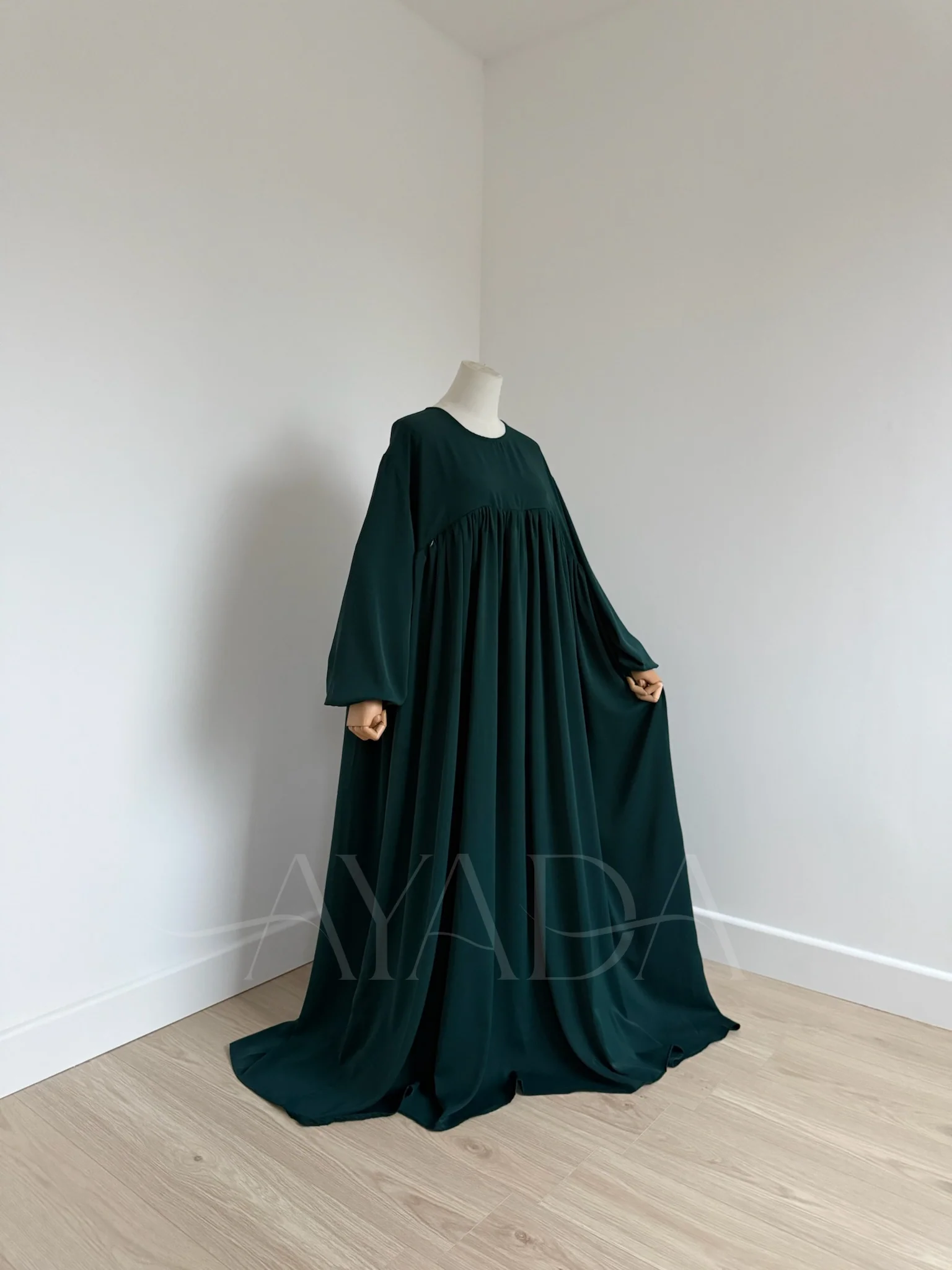 Abaya Manche Ballon Soie de medine - Image 8