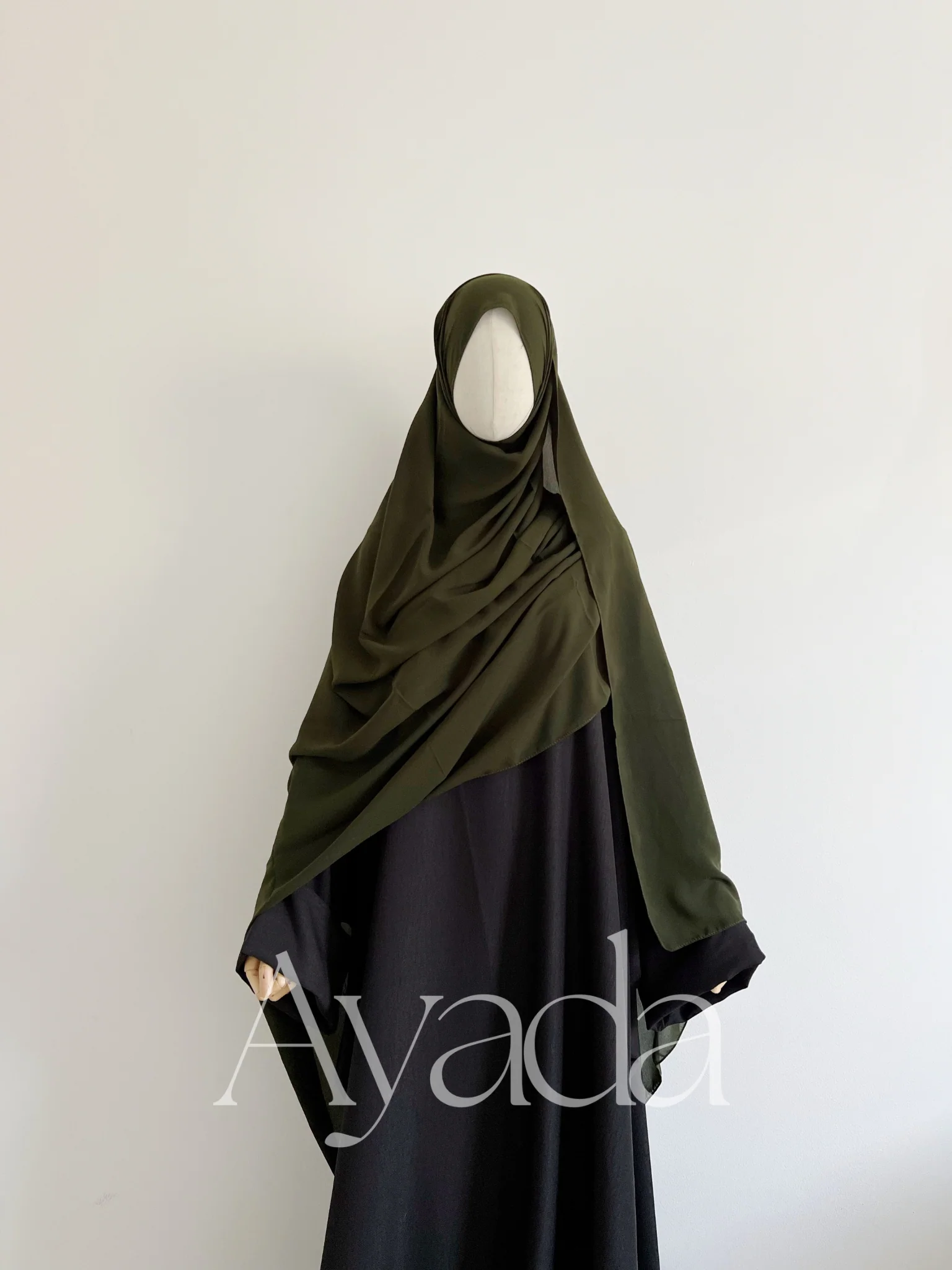 Maxi Hijab XXL simple Mousseline Royale - Image 11