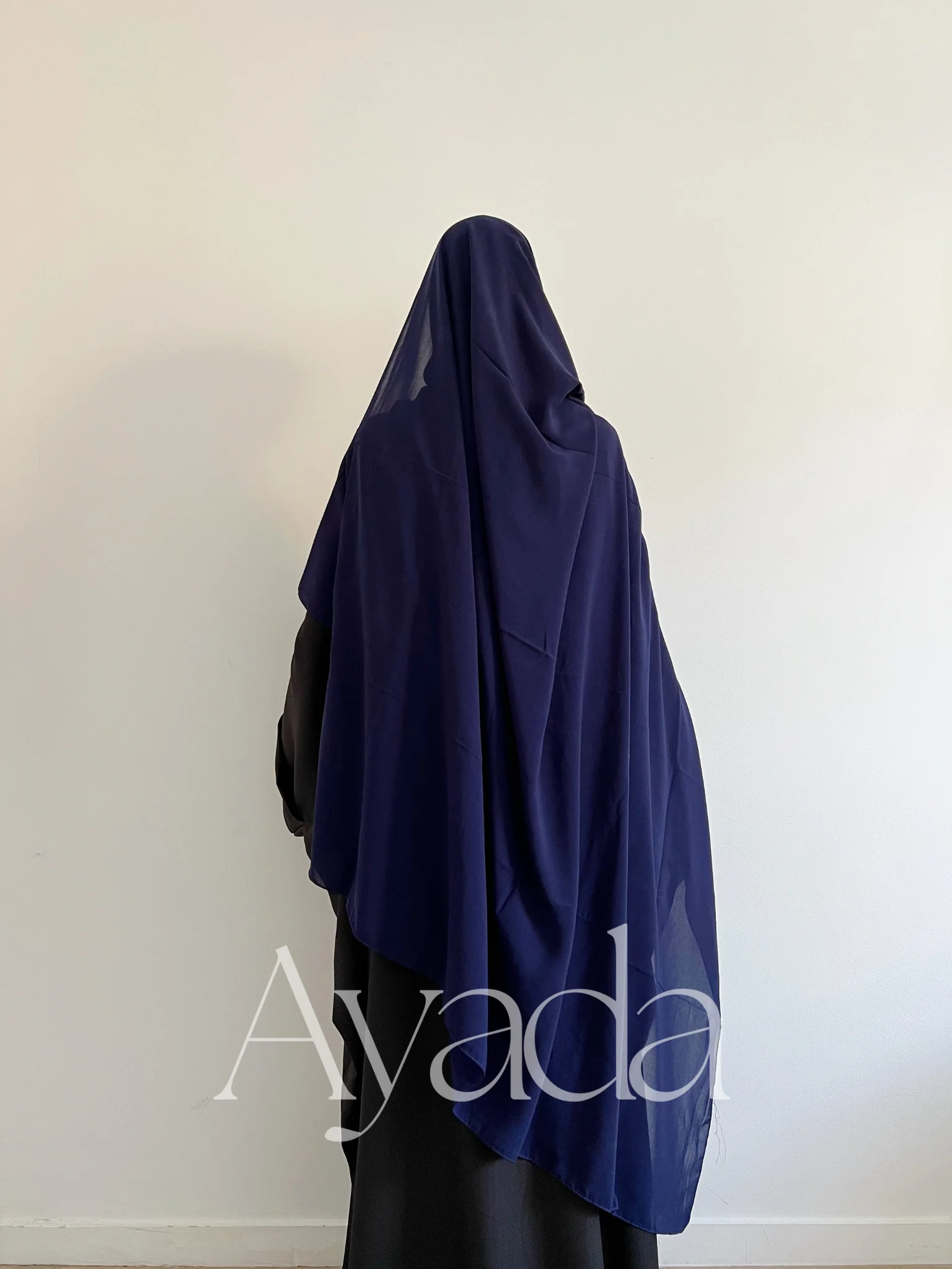 Maxi Hijab XXL simple Mousseline Royale - Image 16