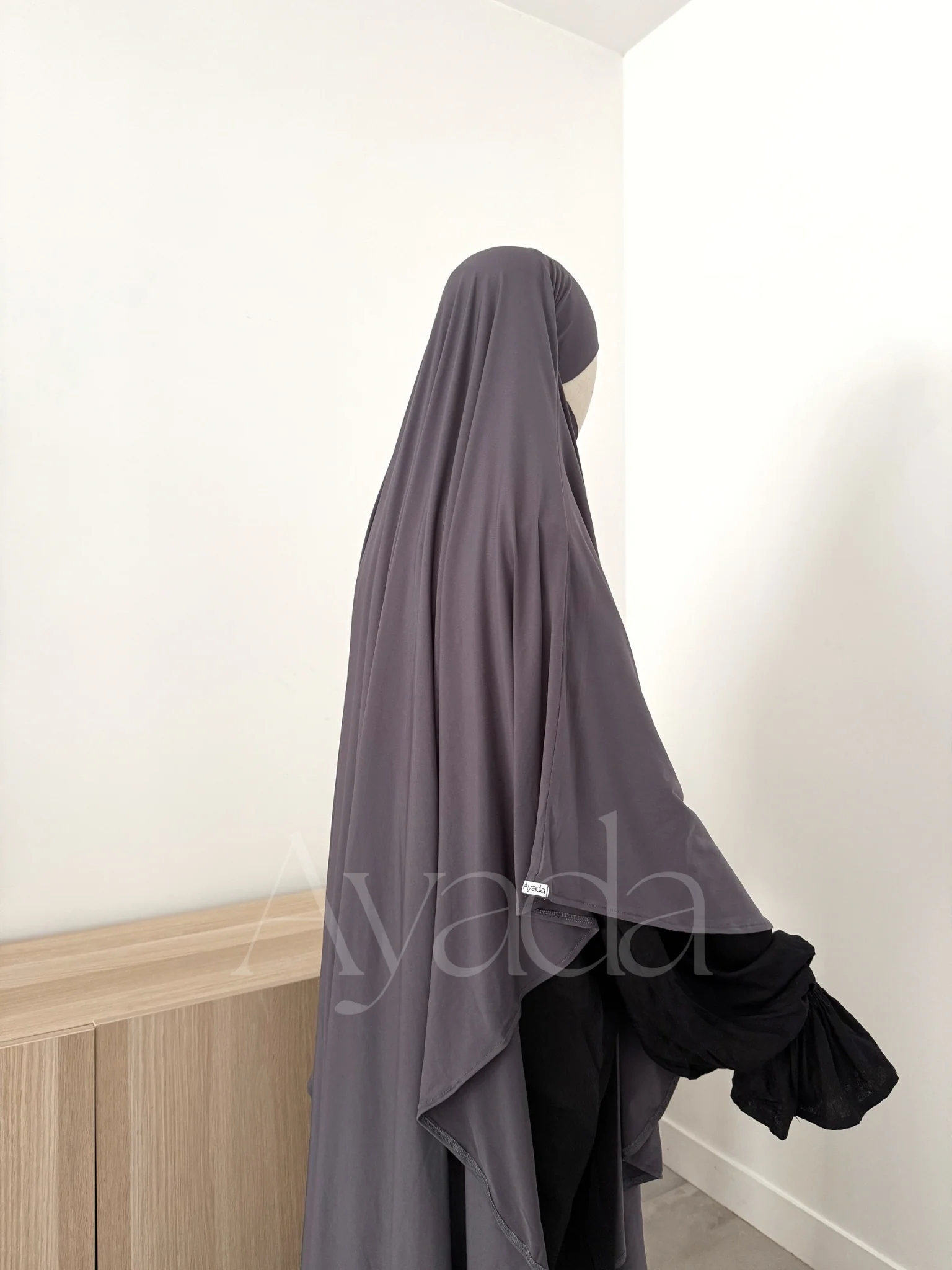 Khimar Maxi Jersey Premium Long Arrondi - Image 20
