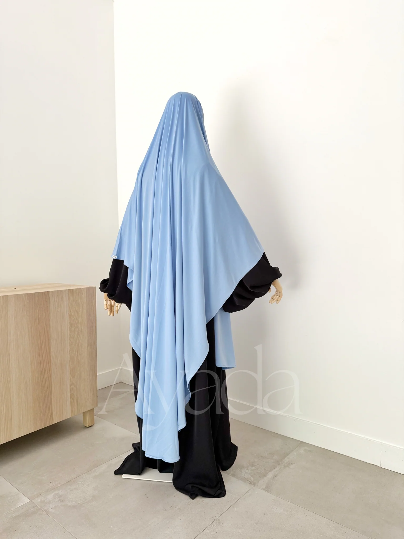 Khimar Maxi Jersey Premium Long Arrondi - Image 9