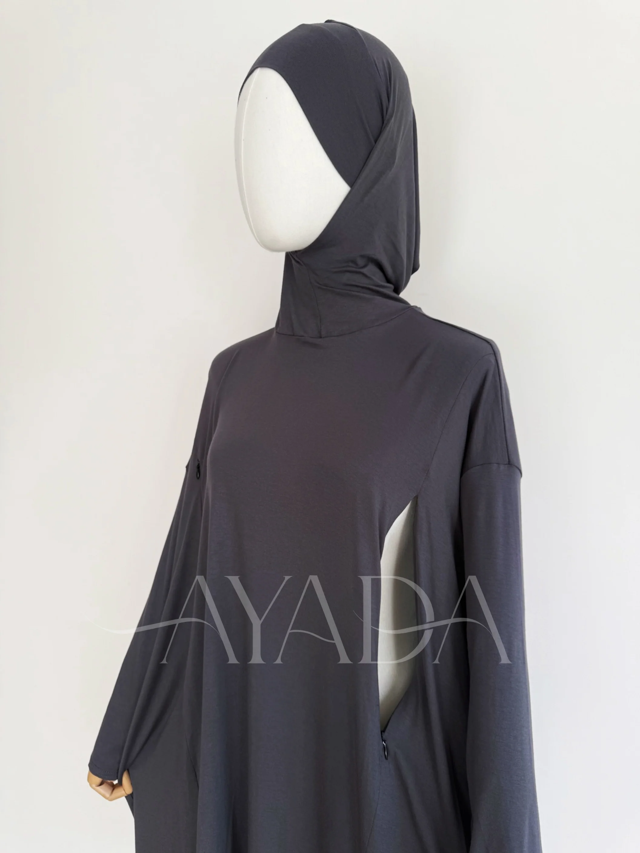 Sous pull col roulé cagoule intégrée - Image 6